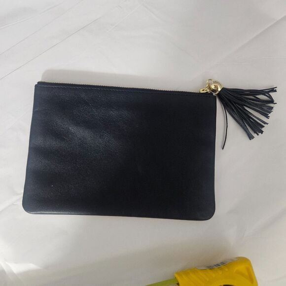 Mark & Graham Leather Makeup Pouch Monagramed HMS - Here's My Stuff - Picture 2 of 6